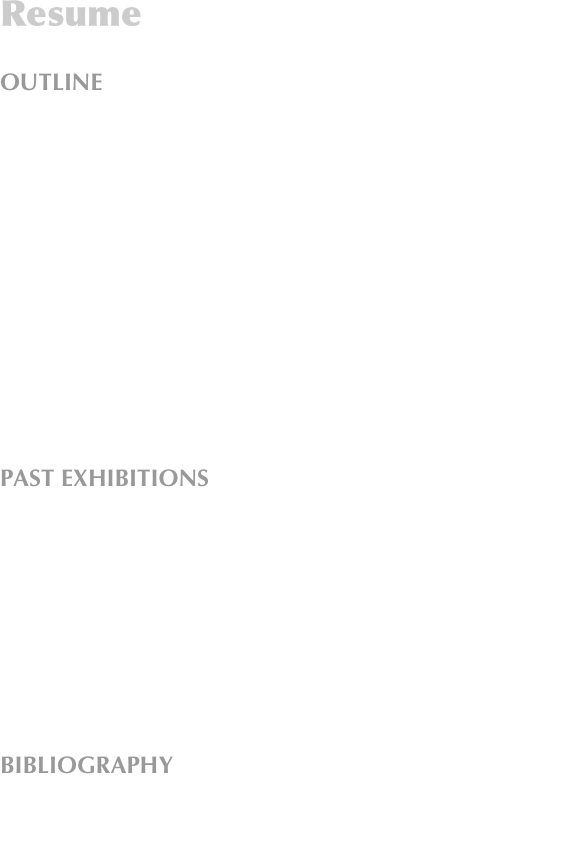 Resume

OUTLINE
Terry...